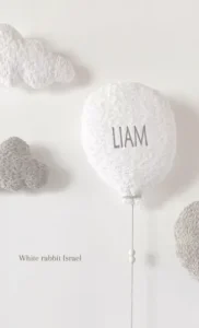 ענן דקורטיבי לקיר — White Rabbit