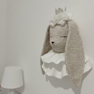 ראש ארנב דקורטיבי לקיר